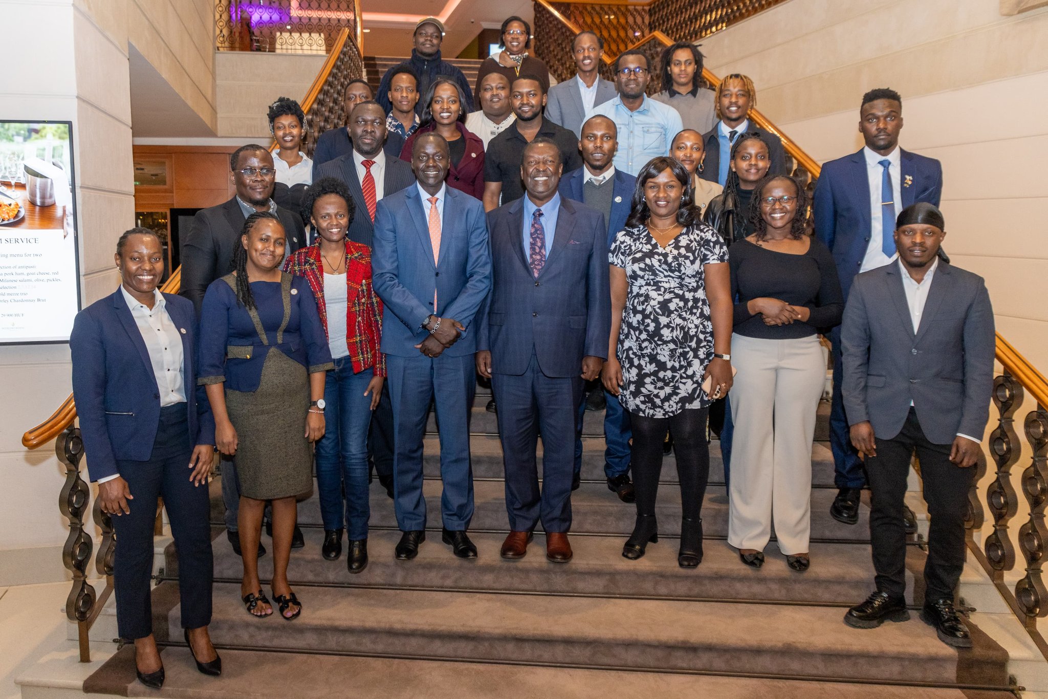 Mudavadi Visits Hungary, Engages with Kenyan Students and Professionals
