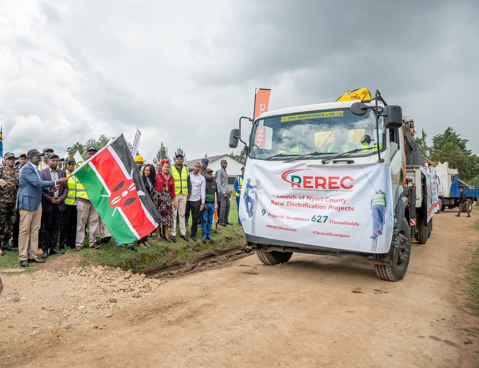 President Ruto Launches Major Electrification Project to Light Up Nyeri County