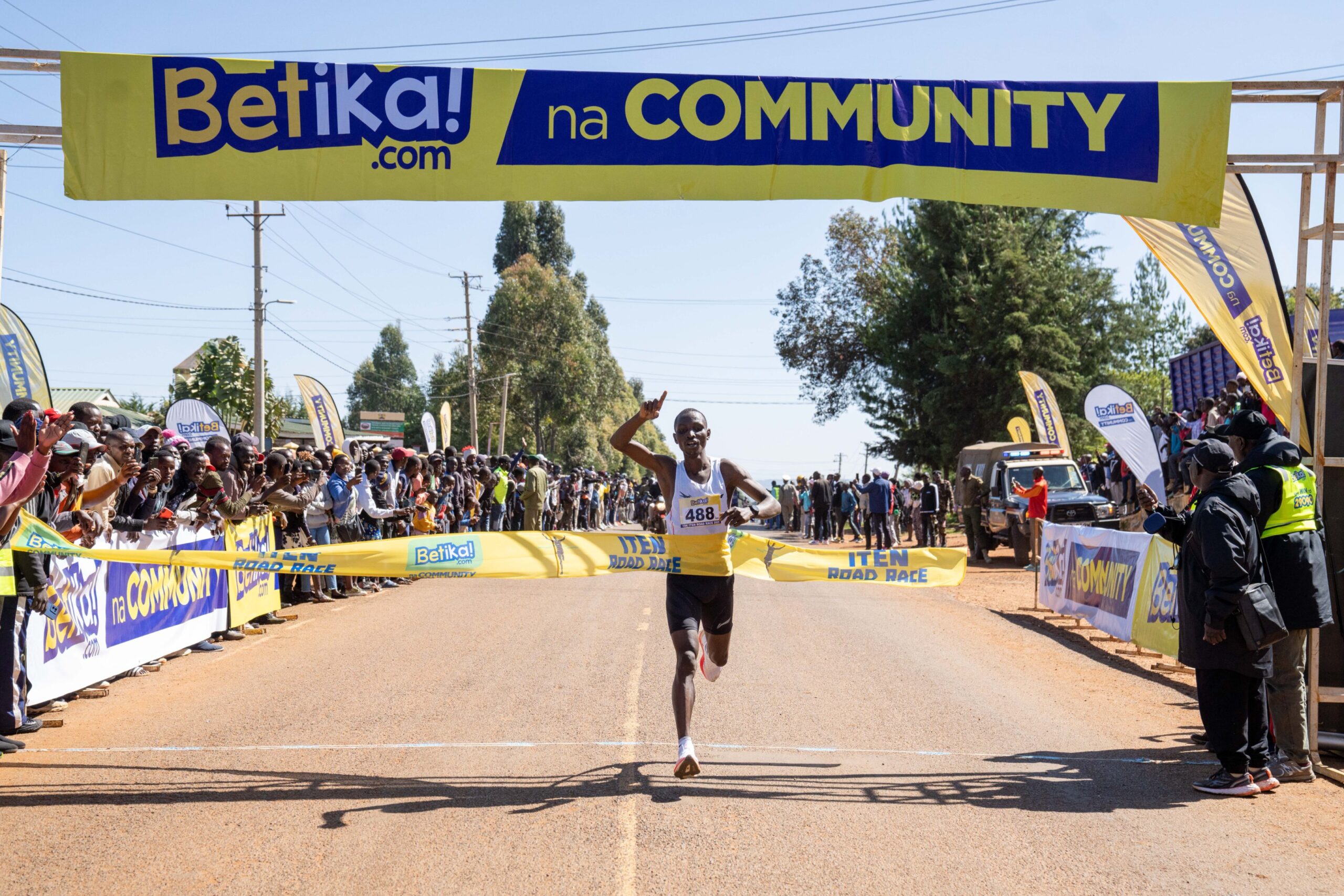 Wesley Kipkemoi and Phena Yego Shine in Iten 15km Road Race Victory