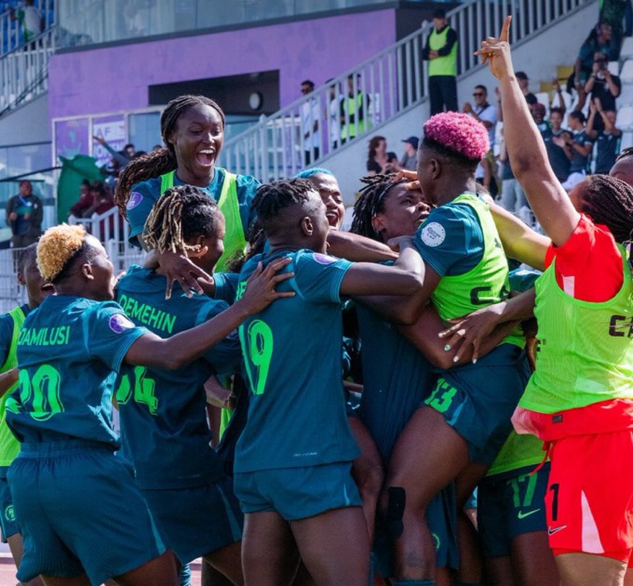 Stoppage-Time Stunner! Nigeria Leave It Late to Shatter South Africa’s Title Defence Dreams