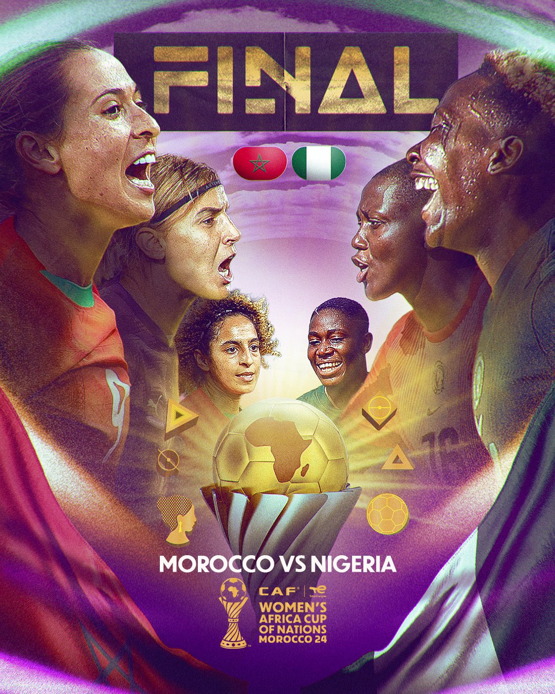 Clash of Crowns: Hosts Morocco Face Record-Holders Nigeria in WAFCON Final Showdown