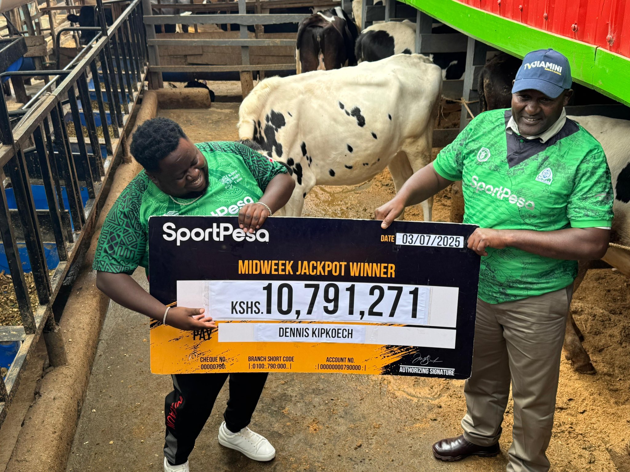 Bumper harvest! Kericho farmer wins 10M SportPesa Midweek Jackpot