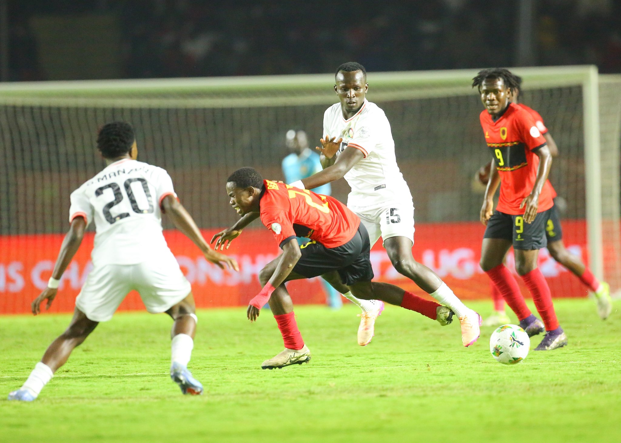 Ten-Man Kenya Hold Angola as VAR Drama Steals the Show in CHAN Thriller