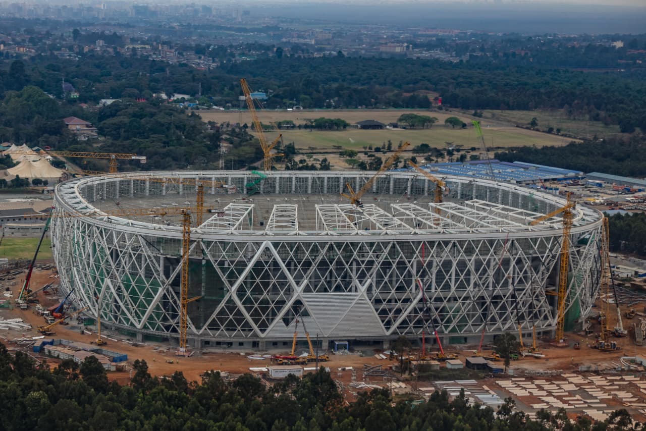 Talanta Stadium Progress Update for 2027 AFCON Co-Hosting.