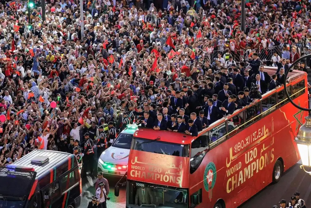 Young Atlas Lions Receive Royal Welcome After Historic U-20 World Cup Triumph