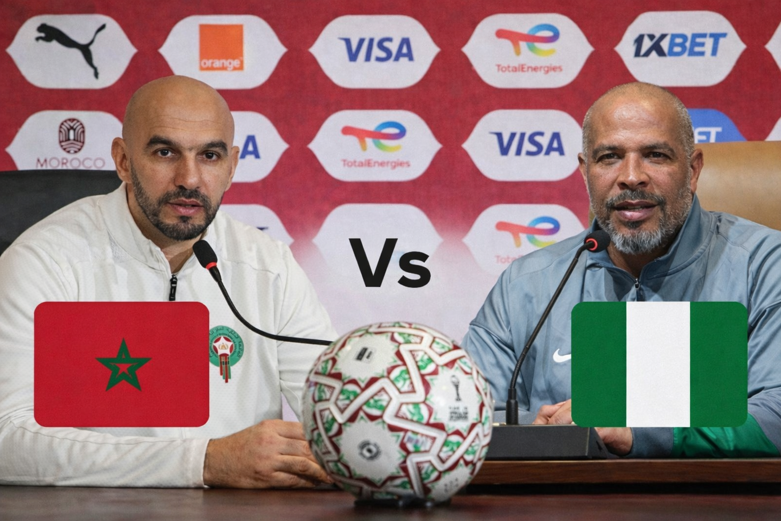 Chelle and Regragui Trade Respect as Pressure Mounts Ahead of AFCON Semi-Final Showdown