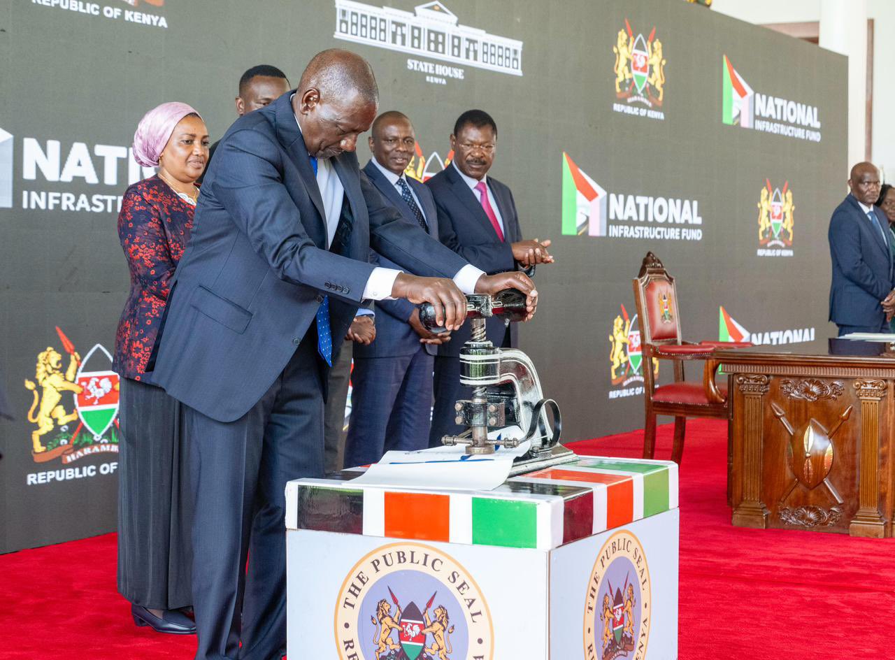 Ruto Signs National Infrastructure Fund Bill into Law