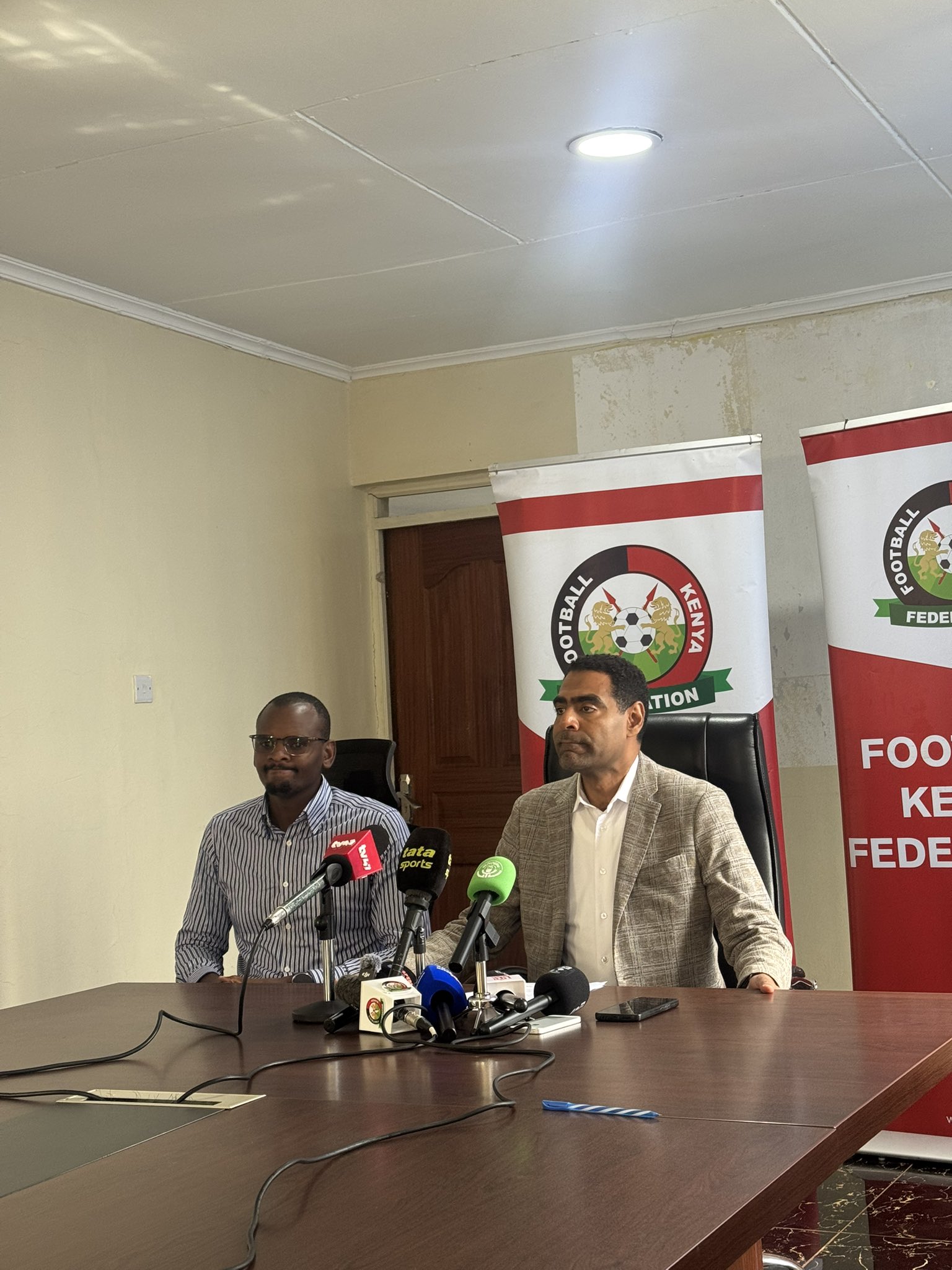 FKF Crisis Escalates as Hussein Mohammed Dismisses NEC Ouster, Breaks Silence in Defiant Presser