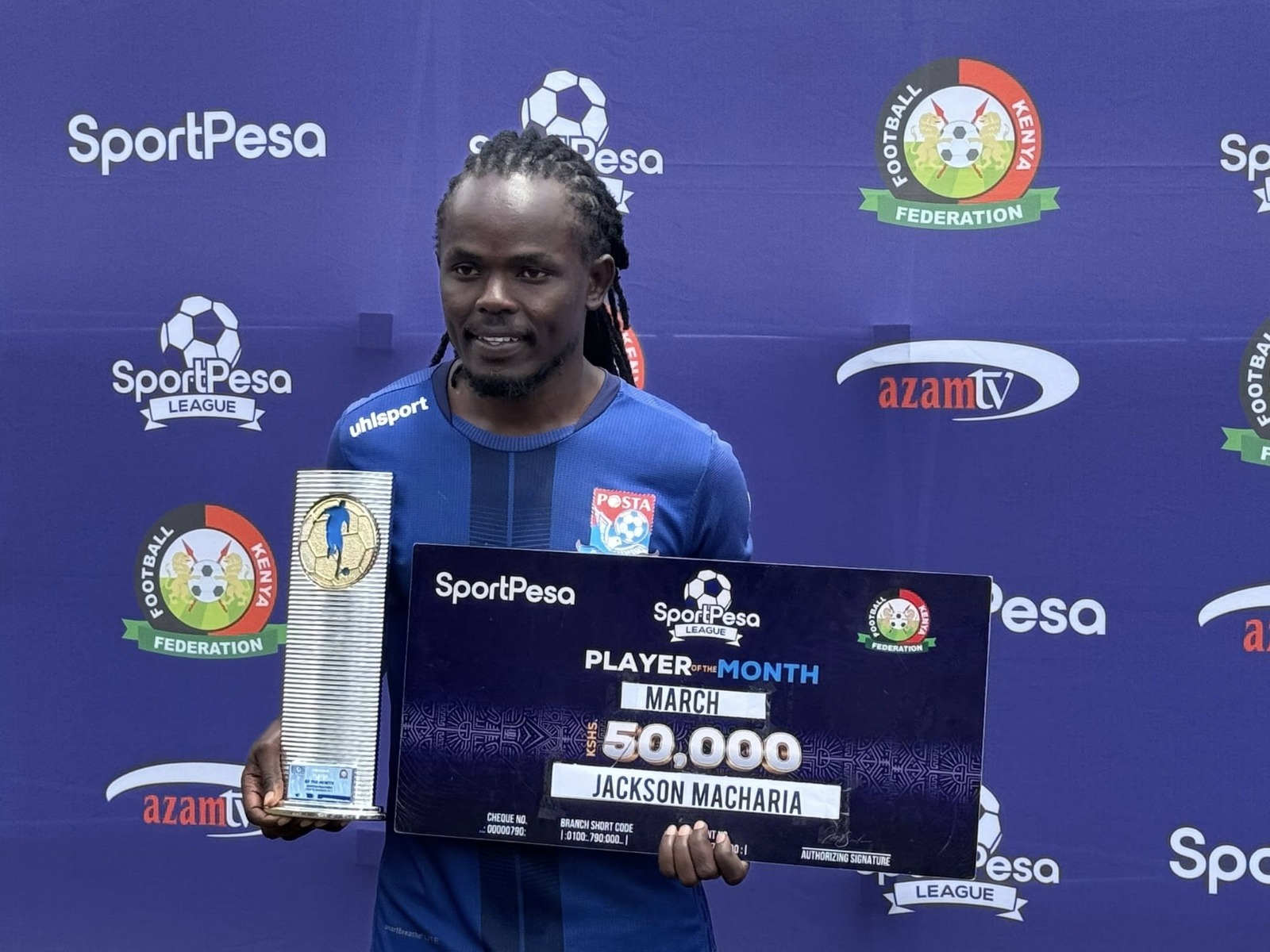 Posta Rangers’ Macharia Crowned March Player of the Month as Ambani Claims Coaching Honors