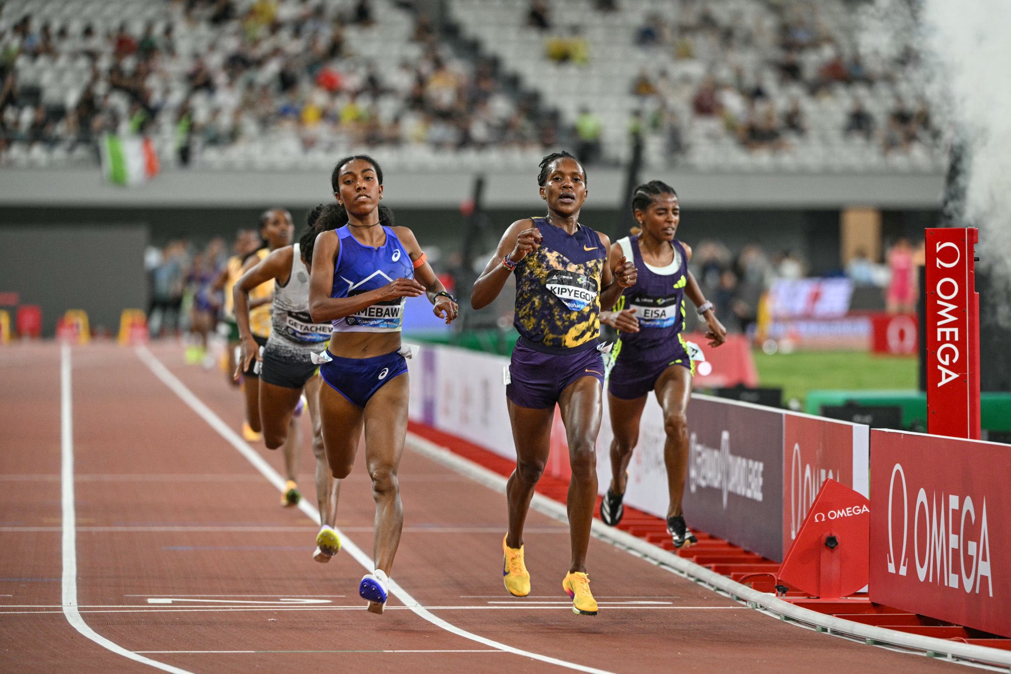 Faith Kipyegon Kicks Off 2026 Campaign With Thrilling 5,000m Triumph in Shanghai, China.