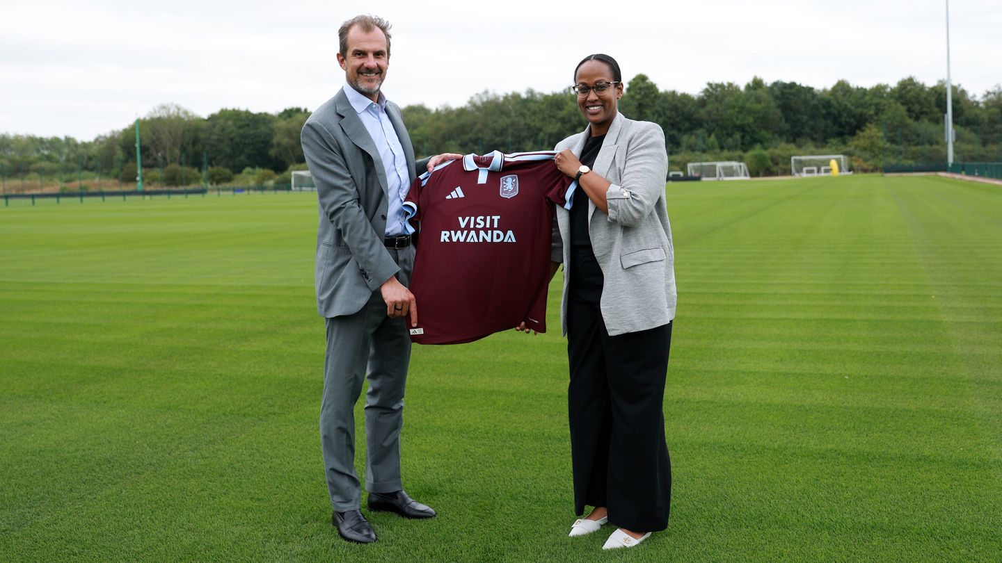 Visit Rwanda Becomes Aston Villa’s Shirt Sponsor in Record-Breaking Deal